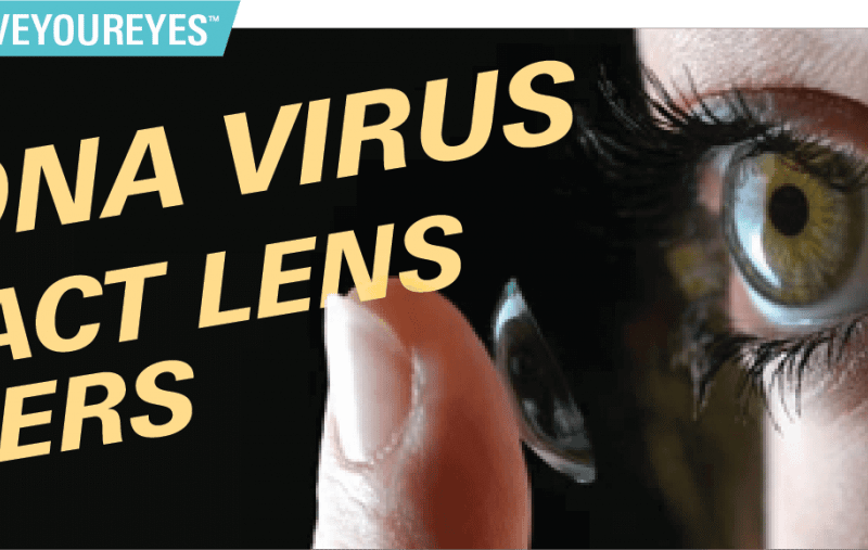 What Does Corona Virus Mean For Contact Lens Wearers