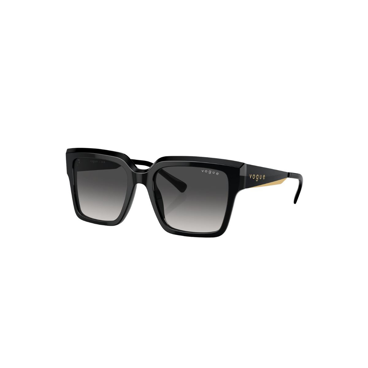Vogue VO5553S W44/8G Sunglasses – Matte Black/Gold