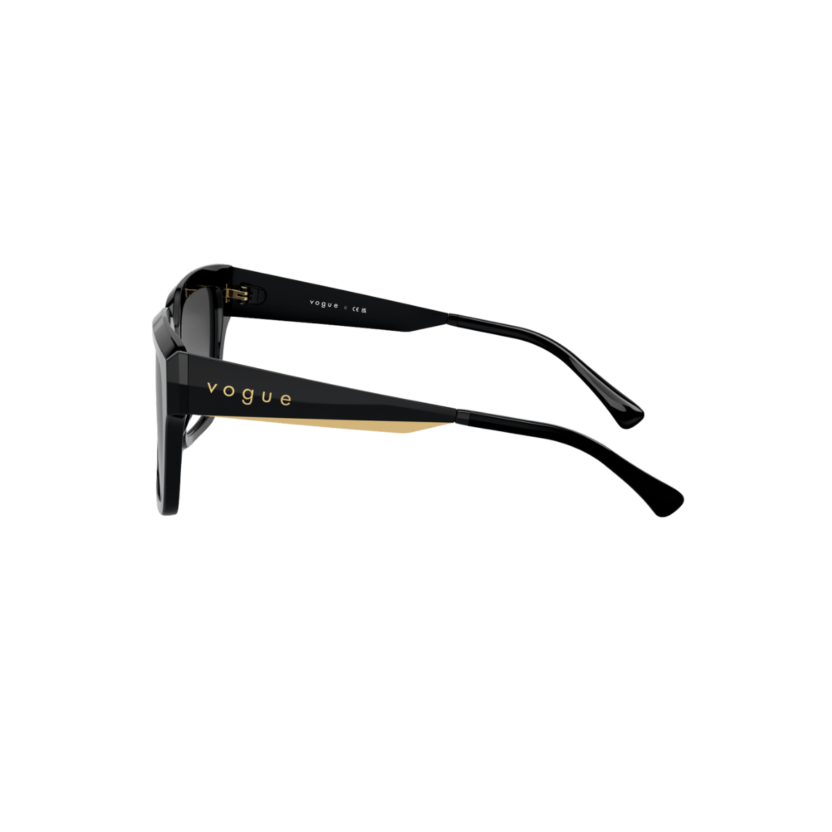 Vogue VO5553S W44/8G Sunglasses – Matte Black/Gold