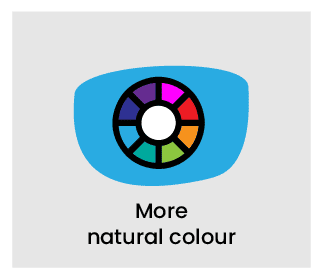 More natural colour